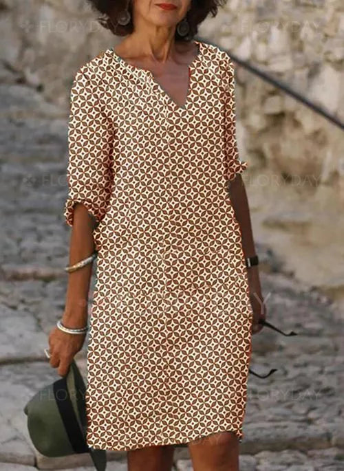 Luftiges Damenkleid – lockerer Schnitt, atmungsaktives Material, für sonnige Tage 3