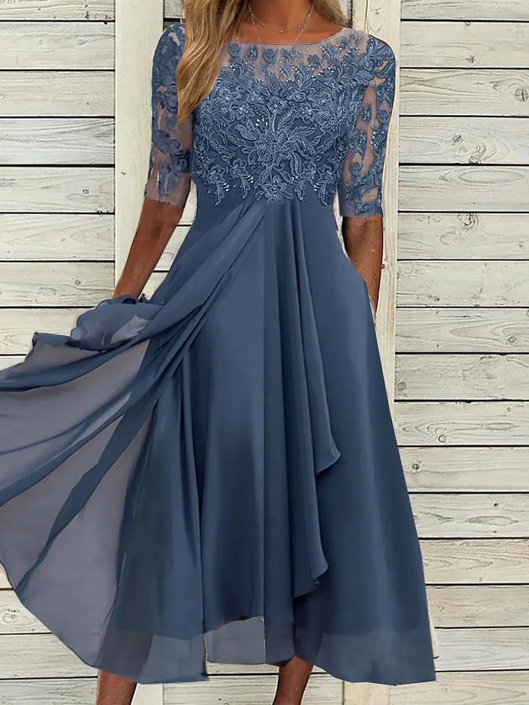 Luxuriöses Damen Abendkleid – figurbetont, hochwertiges Material, für festliche Anlässe 1