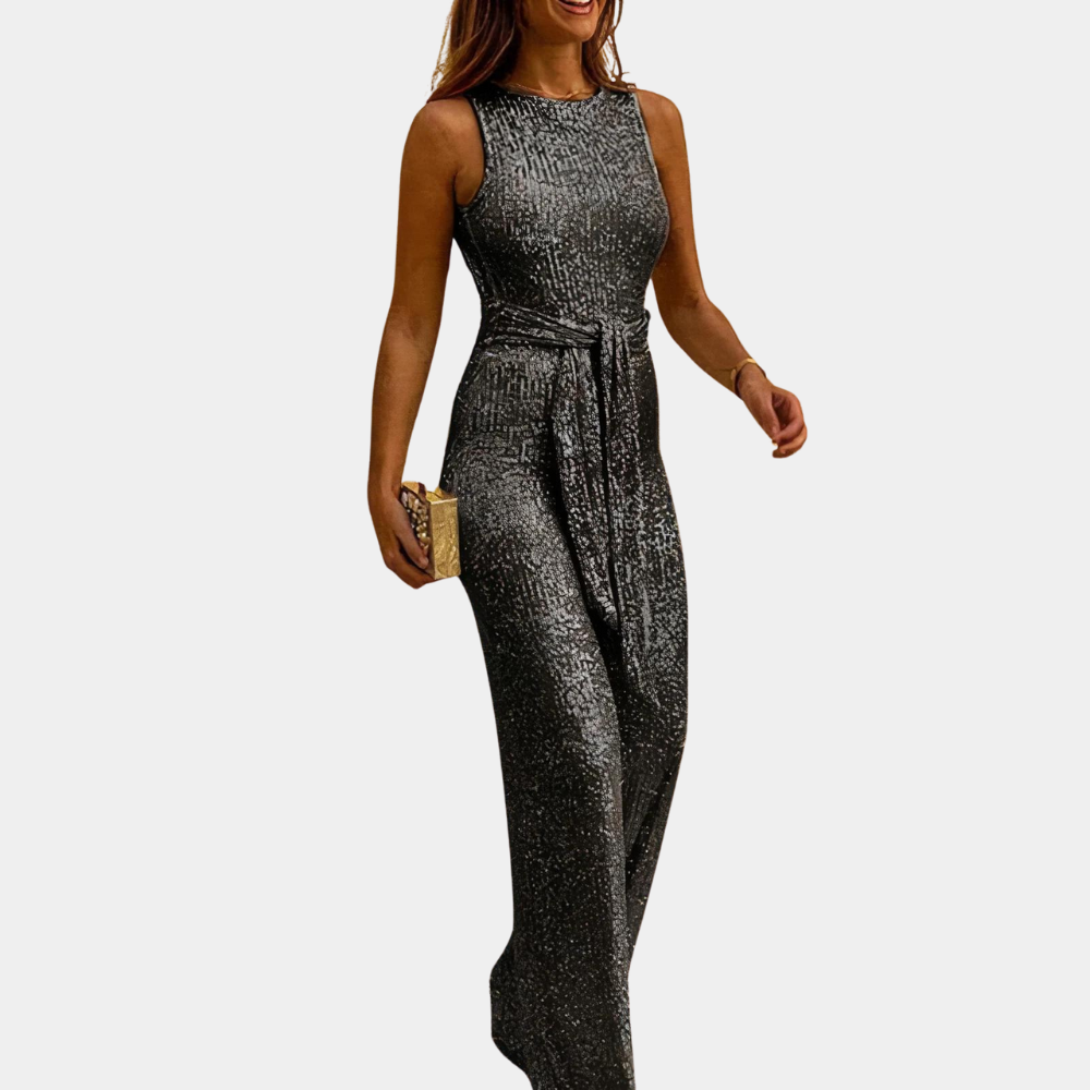 Variant image for Eleganter Glitzer-Jumpsuit Damen – Festliche Kleidung für Hochzeiten und Galas, Komfortable Passform, Glamouröses Design-26