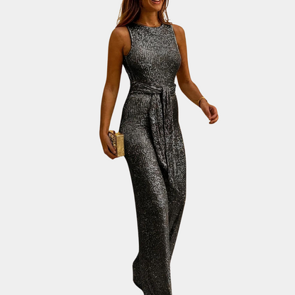 Variant image for Eleganter Glitzer-Jumpsuit Damen – Festliche Kleidung für Hochzeiten und Galas, Komfortable Passform, Glamouröses Design-26