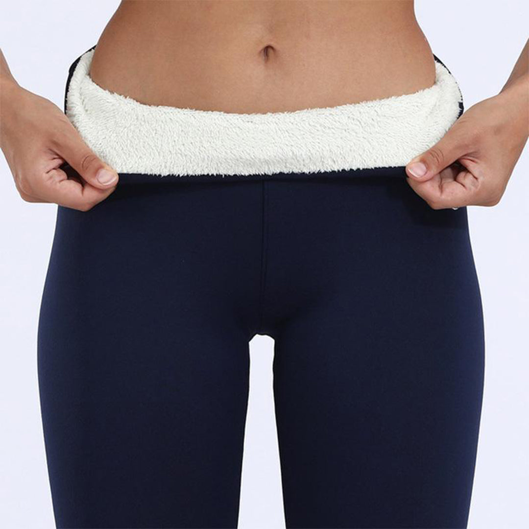 Variant image for Thermo Leggings Damen - Gefütterte Fleece-Leggings für Bequeme Winterbekleidung zum Schichten-11