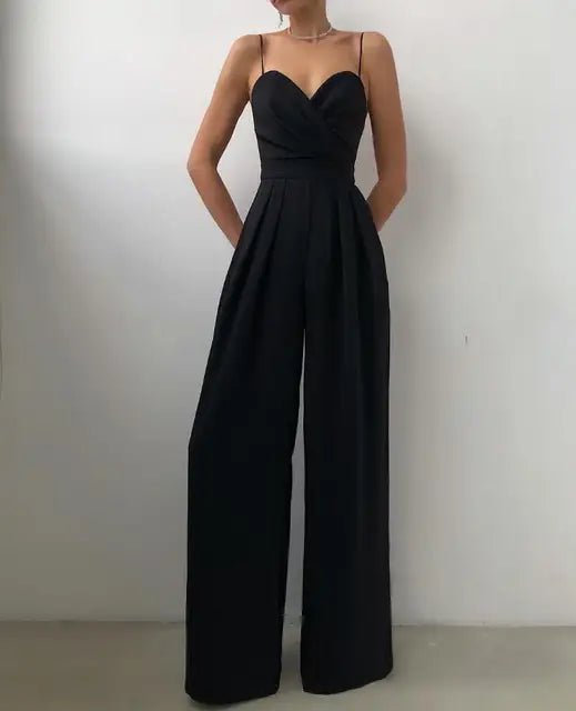 Eleganter Damen Jumpsuit Mit Taillierter Silhouette Für Festliche Anlässe Und Hochzeiten