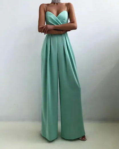 Eleganter Damen Jumpsuit Mit Taillierter Silhouette Für Festliche Anlässe Und Hochzeiten