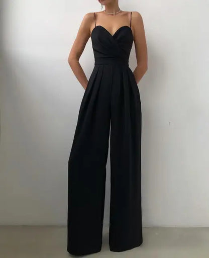 Eleganter Damen Jumpsuit Mit Taillierter Silhouette Für Festliche Anlässe Und Hochzeiten