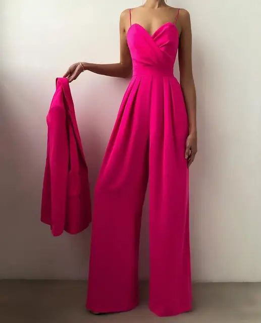 Variant image for Eleganter Damen Jumpsuit Mit Taillierter Silhouette Für Festliche Anlässe Und Hochzeiten-19