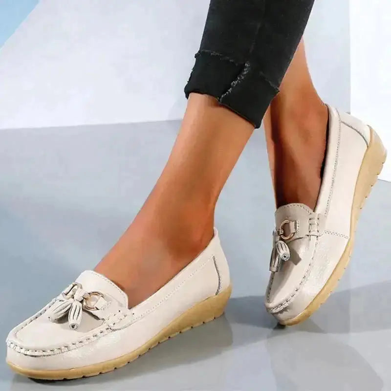 Variant image for Orthopädische Mokassins Damen, Atmungsaktive PU-Leder Mokassin Schuhe für Komfort und Unterstützung-40