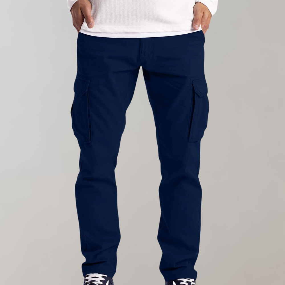 Variant image for Herren Cargo Hose Mit Geräumigen Taschen Und Bequemer Passform Für Den Alltag-13