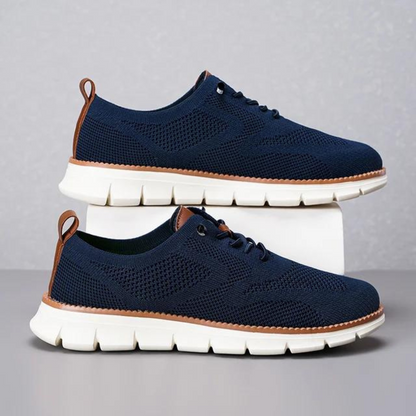 Elite-Orthopädische Turnschuhe Aus Echtem Leder Mit Gedächtnisschaum-Einlegesohlen Für Ganztägigen Komfort-4