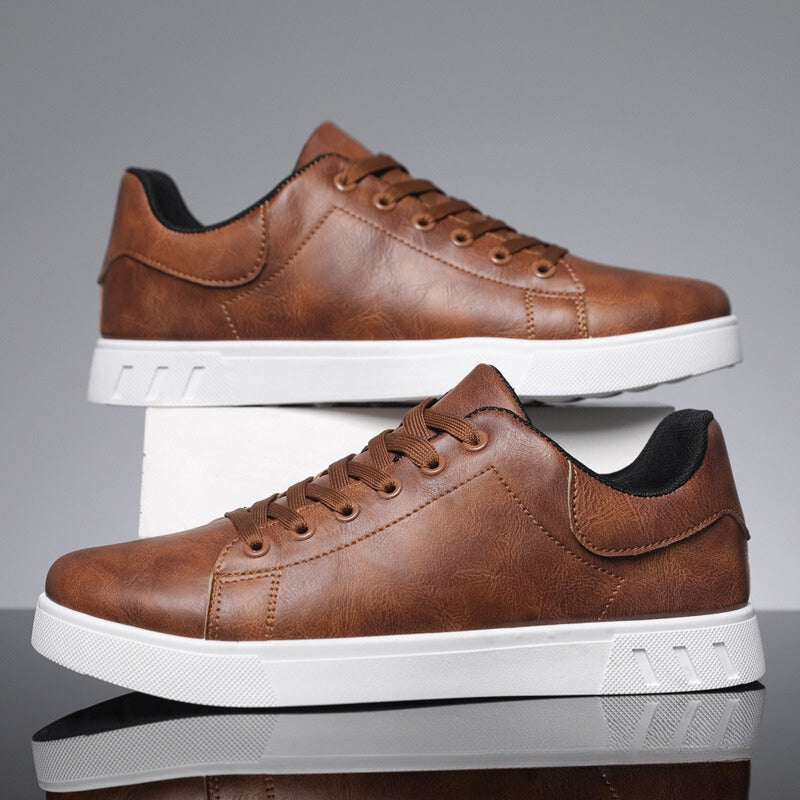 Stylische Leder-Sneaker Herren – Bequeme Schuhe Für Täglichen Komfort Und Langlebigkeit-3