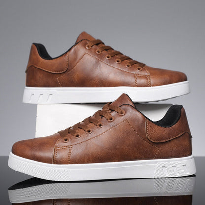 Stylische Leder-Sneaker Herren – Bequeme Schuhe Für Täglichen Komfort Und Langlebigkeit-3