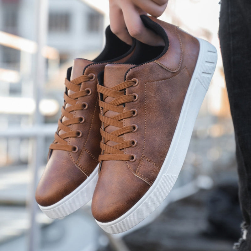 Stylische Leder-Sneaker Herren – Bequeme Schuhe Für Täglichen Komfort Und Langlebigkeit-6