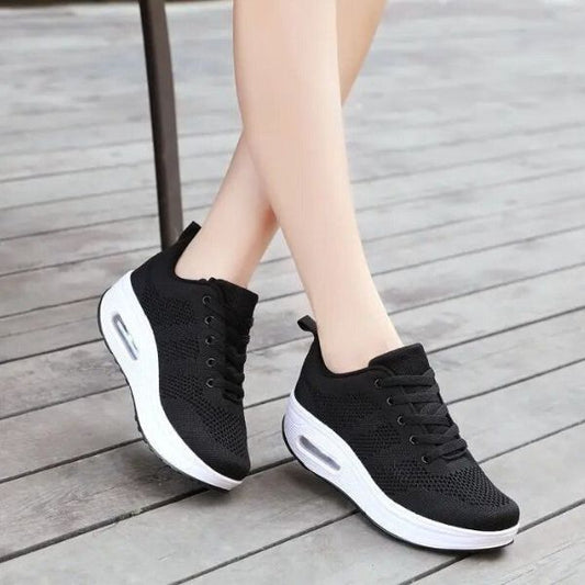 Orthopädische Sneakers Damen Mit Bogenunterstützung, Leichte Atmungsaktive Wanderschuhe-1