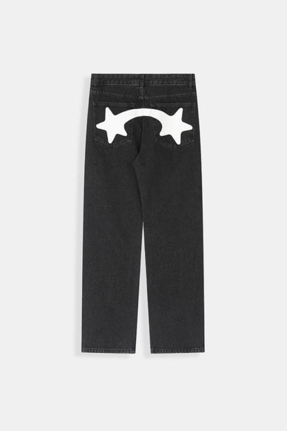 Y2K Druckjeans Mit Lebendigen Designs Und Bequemer Passform-3