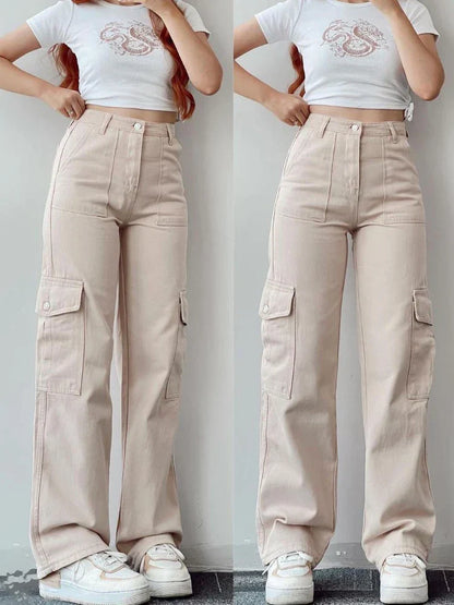 Lockere Freizeithosen Damen Aus Baumwolle Und Spandex, Komfortable Freizeithosen Für Jeden Tag-6