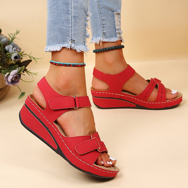 Variant image for Orthopädische Sommersandalen Damen, Atmungsaktives Design, Unterstützender Fit, Elegant und Komfortabel für den Alltag-23