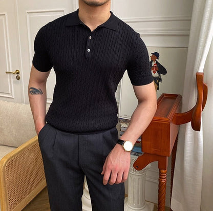 Premium Herren Poloshirt, Kurzarm, Baumwollmischung, Zeitloses Design für Geschäftliche und Lässige Anlässe-5