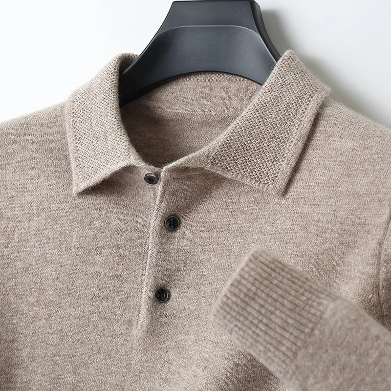 Variant image for Herrenpullover Aus Merinowolle – Bequemer Und Stilvoller Merino Pullover Herren Mit Halbhoch-Kragen Und Kabelstrickmuster-13