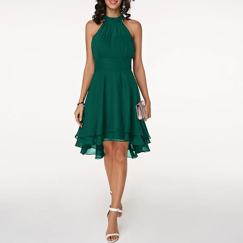 Variant image for Elegantes Damenkleid mit Rüschen für Sommer und Festliche Anlässe – Leicht und Komfortabel-13