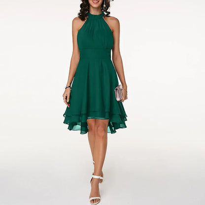 Variant image for Elegantes Damenkleid mit Rüschen für Sommer und Festliche Anlässe – Leicht und Komfortabel-13