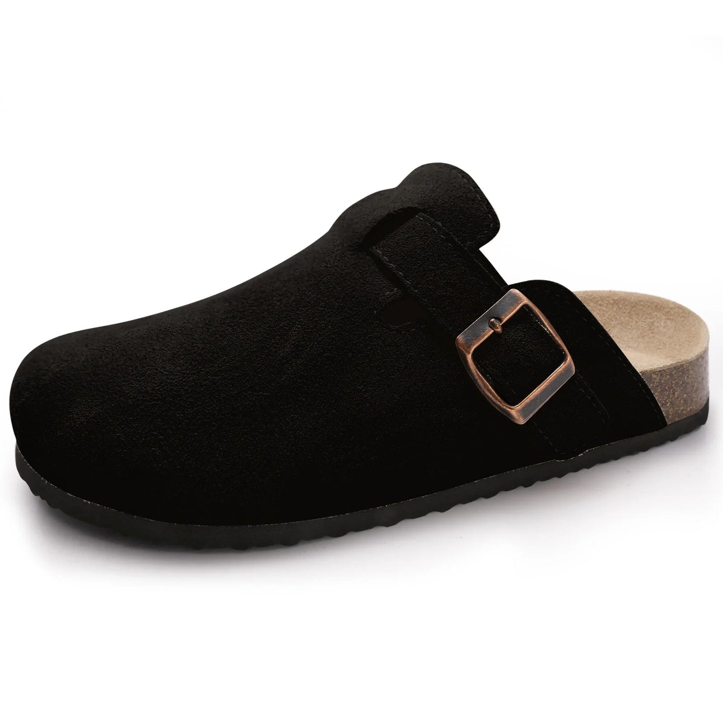 Variant image for Klassische Korken Clogs Pantoffeln für Männer und Frauen, weiche Wildleder-Sandalen mit Bogenunterstützung-29