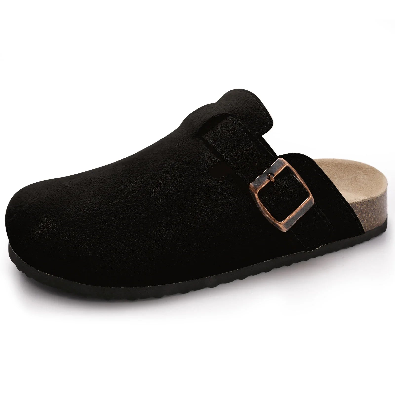 Variant image for Klassische Korken Clogs Pantoffeln für Männer und Frauen, weiche Wildleder-Sandalen mit Bogenunterstützung-29