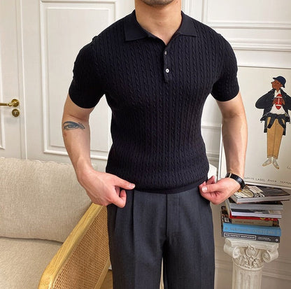 Premium Herren Poloshirt, Kurzarm, Baumwollmischung, Zeitloses Design für Geschäftliche und Lässige Anlässe-6
