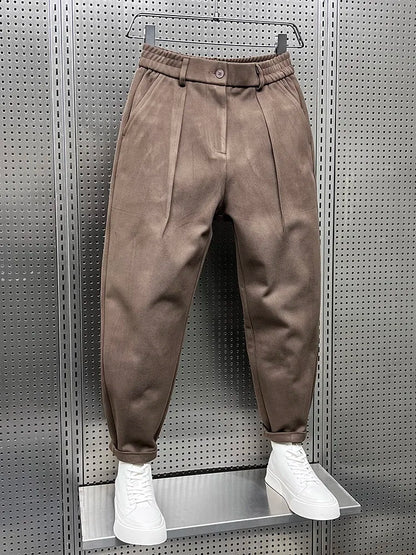 Elegante Herrenhosen Aus Premium-Stoff, Moderne Passform, Vielseitig Für Freizeit Und Formelle Anlässe-6