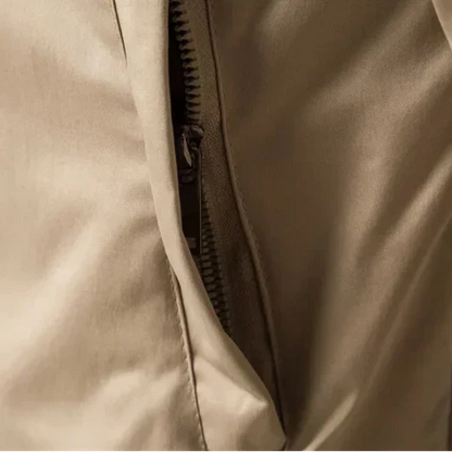 Men’s midweight bomber jacket with zip fastening