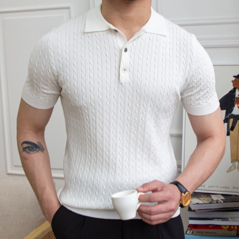 Variant image for Premium Herren Poloshirt, Kurzarm, Baumwollmischung, Zeitloses Design für Geschäftliche und Lässige Anlässe-6