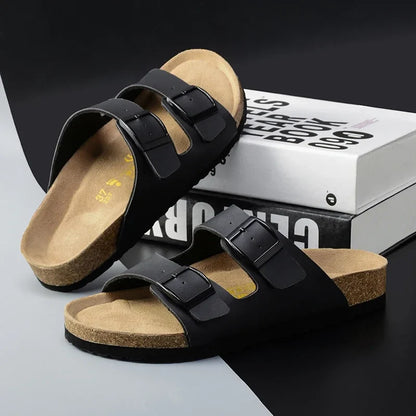 Variant image for Langlebige Herren Sandalen aus Leder - Nicht rutschende Outdoor Freizeitschuhe für den Sommer-45