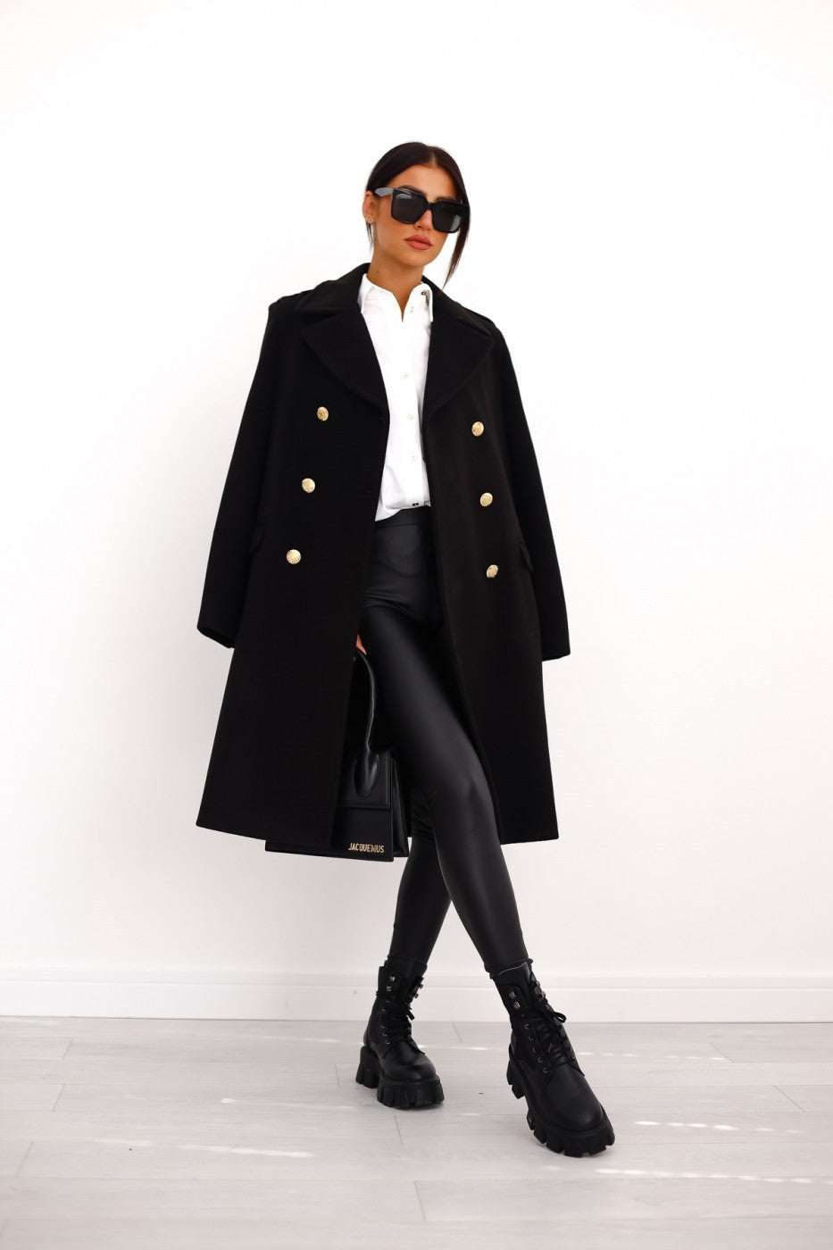 Women’s Classic Winter Trench Coat Stylish Double-Breasted