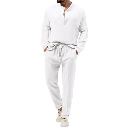 Modisches Lässiges Herren T-Shirt und Shorts Set - Atmungsaktiver Kurzarm Strandanzug für Sommeraktivitäten-6