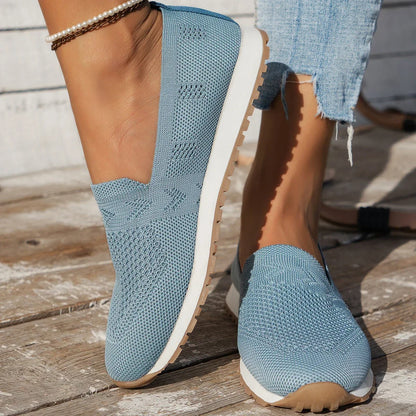 Variant image for Feste Farbige Lässige Slipper Damen - Atmungsaktive Slip-On Schuhe für Komfort und Stil-2