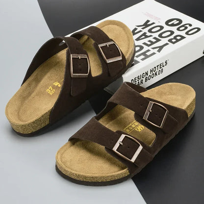 Variant image for Langlebige Herren Sandalen aus Leder - Nicht rutschende Outdoor Freizeitschuhe für den Sommer-34
