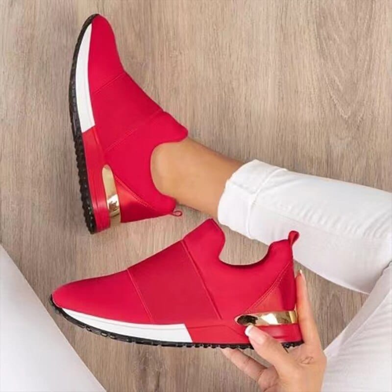 Orthopädische Turnschuhe Damen, Leichte Komfortsneaker mit Weicher Dämpfung und Elegantem Design-4