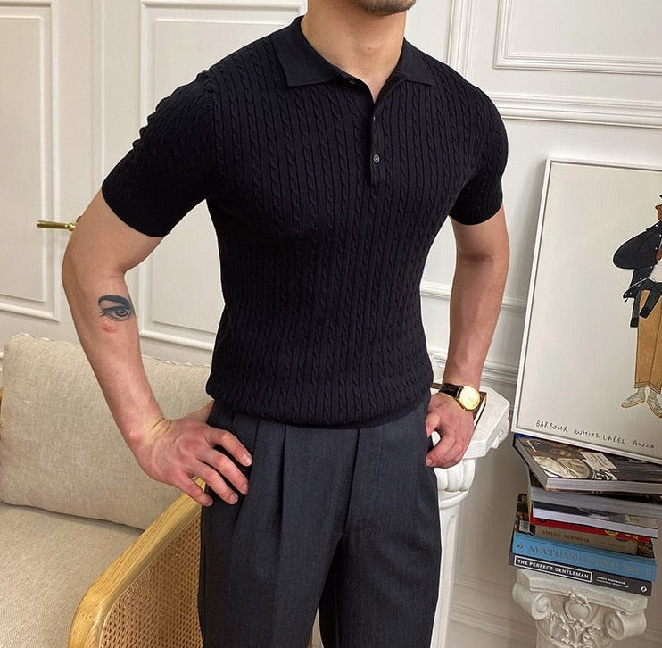 Premium Herren Poloshirt, Kurzarm, Baumwollmischung, Zeitloses Design für Geschäftliche und Lässige Anlässe-3