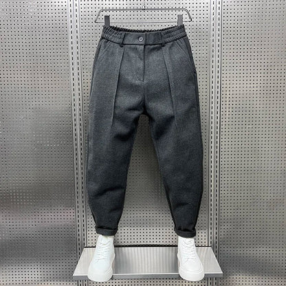 Elegante Herrenhosen Aus Premium-Stoff, Moderne Passform, Vielseitig Für Freizeit Und Formelle Anlässe-1