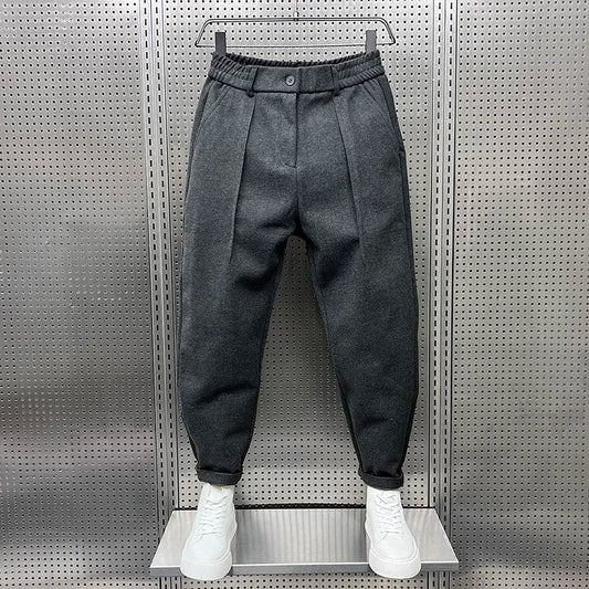 Elegante Herrenhosen Aus Premium-Stoff, Moderne Passform, Vielseitig Für Freizeit Und Formelle Anlässe-1