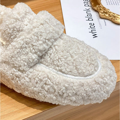 Plüsch-Hausschuhe Damen Mit Rutschfester Sohle Für Komfort Und Stil-6