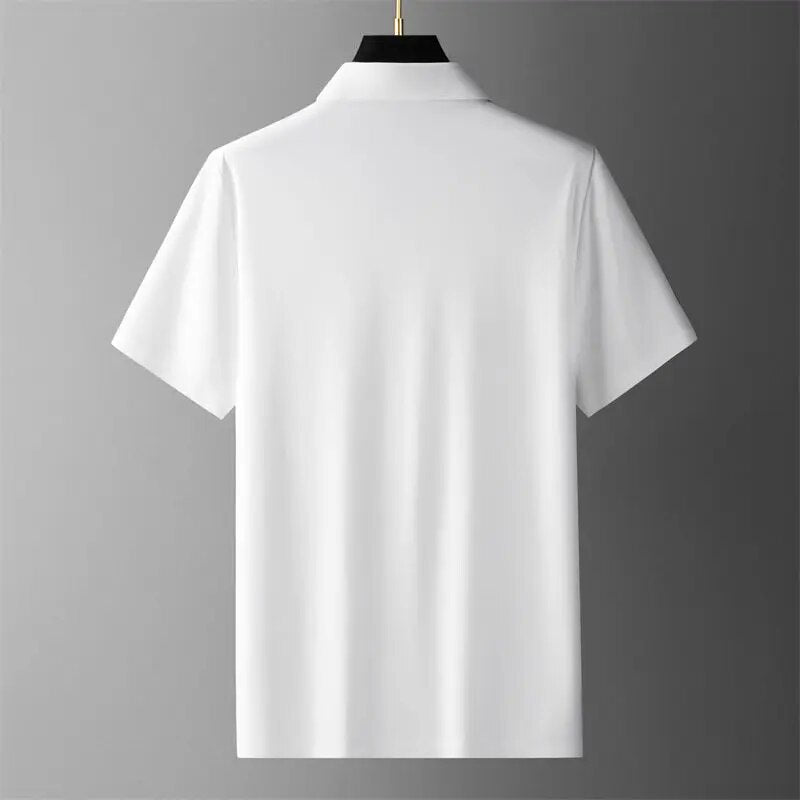 Men’s Casual Two-Piece Set Short-Sleeve Shirt & Slim Tapered Pants