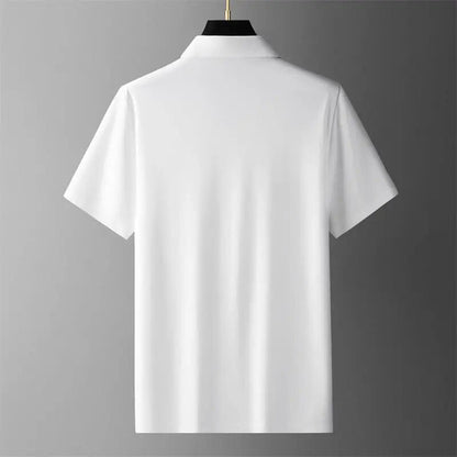 Men’s Casual Two-Piece Set Short-Sleeve Shirt & Slim Tapered Pants