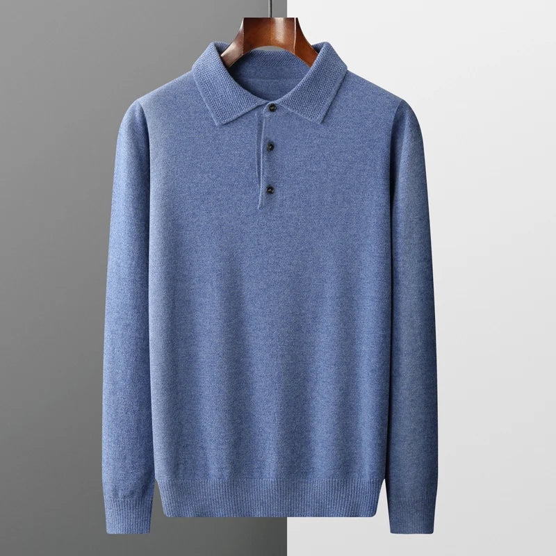 Herrenpullover Aus Merinowolle – Bequemer Und Stilvoller Merino Pullover Herren Mit Halbhoch-Kragen Und Kabelstrickmuster-6