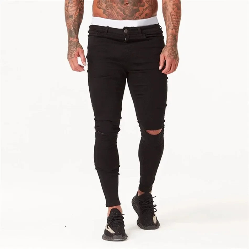 Variant image for Shascullfites Spray Jeans Herren im Hip Hop Stil mit Distressed Design-13
