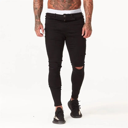 Variant image for Shascullfites Spray Jeans Herren im Hip Hop Stil mit Distressed Design-13