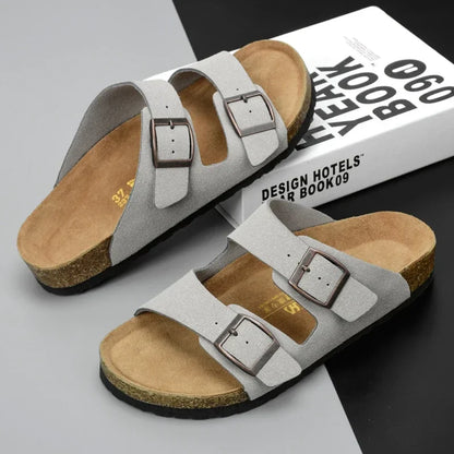 Variant image for Langlebige Herren Sandalen aus Leder - Nicht rutschende Outdoor Freizeitschuhe für den Sommer-23