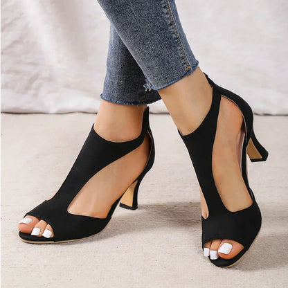 Variant image for Orthopädische Absatzschuhe Damen, Bequeme Schwarze Absatzschuhe, Stilvolles Design, EU-Größen 36-41-1
