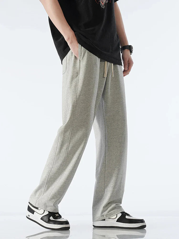 Variant image for Premium Baumwoll Jogginghose Herren, Leichte Atmungsaktive Trainingshose mit Verstellbarer Passform, Lässiger Sportlicher Stil-8