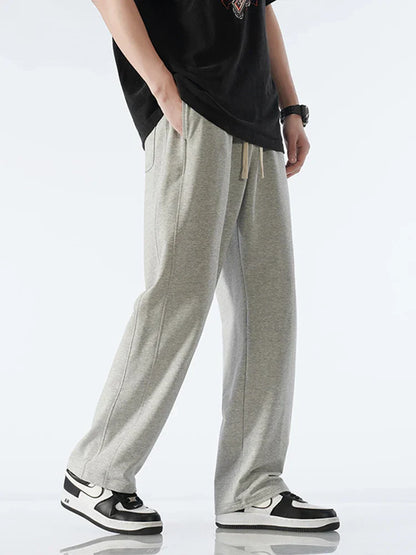 Variant image for Premium Baumwoll Jogginghose Herren, Leichte Atmungsaktive Trainingshose mit Verstellbarer Passform, Lässiger Sportlicher Stil-8