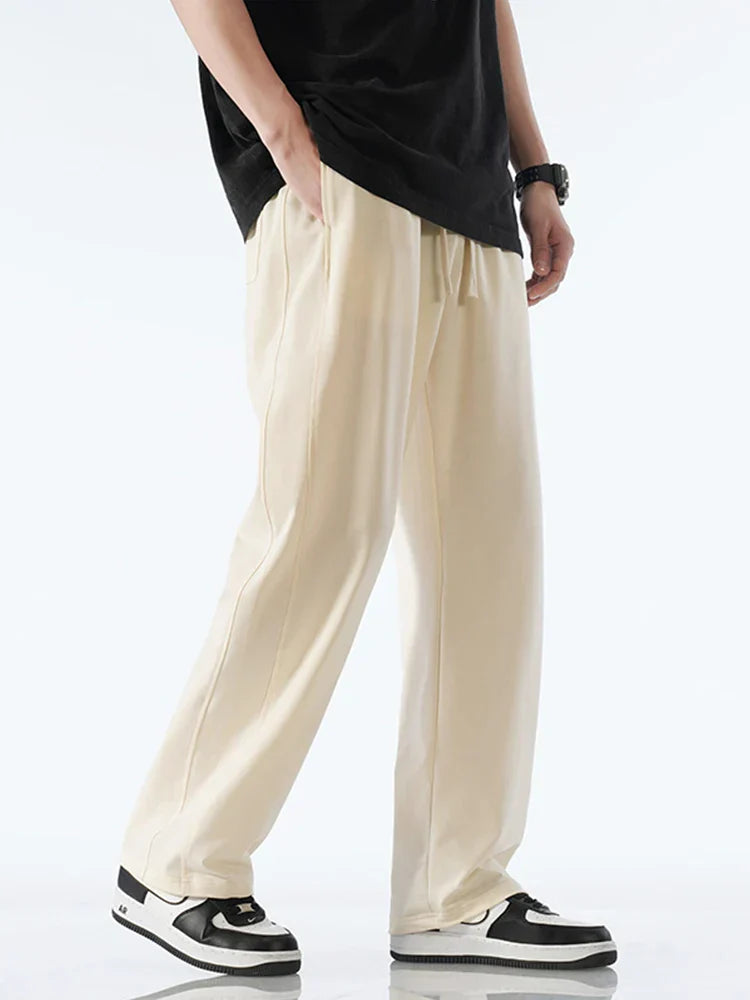 Variant image for Premium Baumwoll Jogginghose Herren, Leichte Atmungsaktive Trainingshose mit Verstellbarer Passform, Lässiger Sportlicher Stil-15