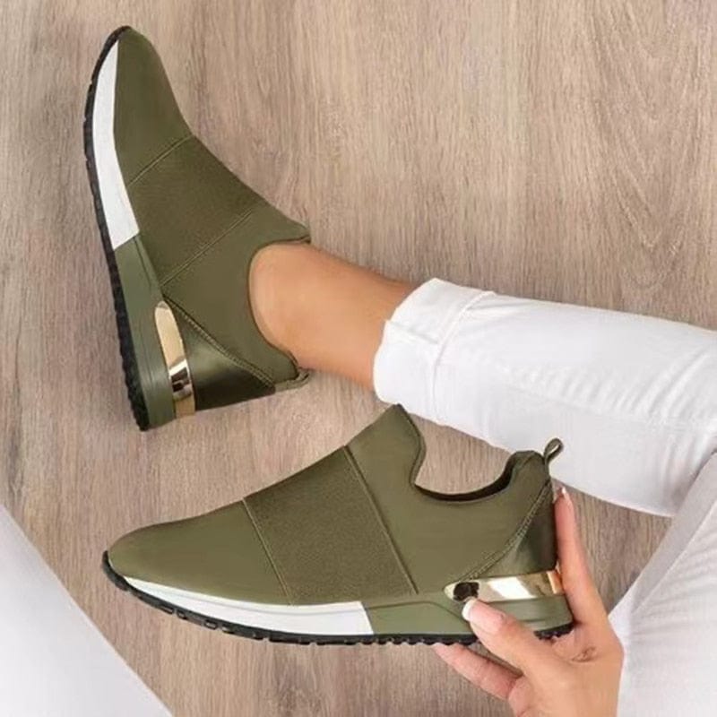 Orthopädische Turnschuhe Damen, Leichte Komfortsneaker mit Weicher Dämpfung und Elegantem Design-3
